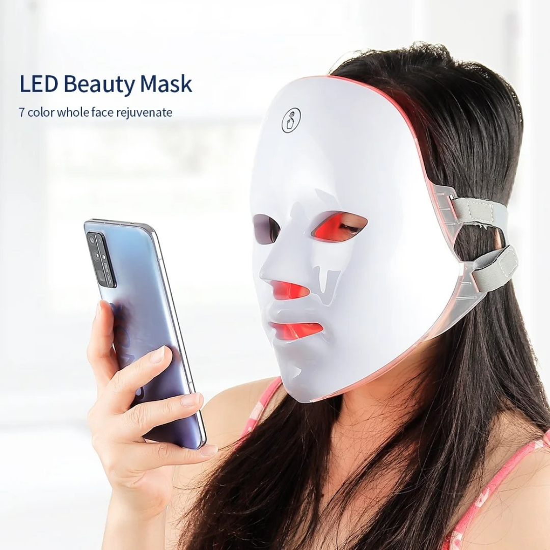 LumiGlow Máscara facial para el cuidado de la piel