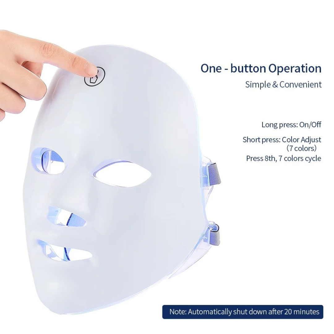 LumiGlow Máscara facial para el cuidado de la piel